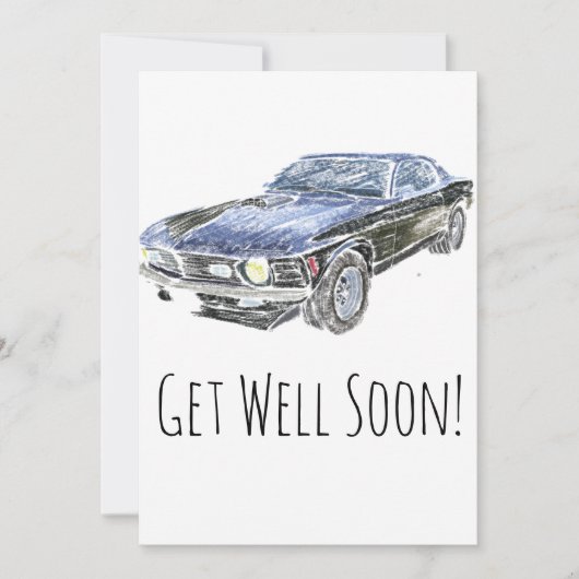 ヴィンテージマッスルカーも早く (正面)