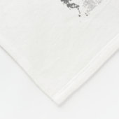 ヴィンテージマッスルカーピストン米国国旗のメおもしろいッチ フリースブランケット (角)