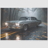 ヴィンテージマッスルカー – Impala-秋フォレストハイウェイ 薄葉紙 (正面)