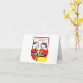 ヴィンテージマッチボックスバレンタイン カード (黄色い花)