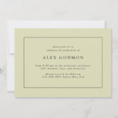 ヴィンテージマップアドベンチャー卒業パーティー 招待状 (裏面)