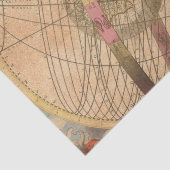 ヴィンテージマップアンティークデコペ航海のージ 薄葉紙 (詳細)