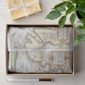 ヴィンテージマップアートデコパッド 薄葉紙 (ギフト)