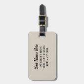 ヴィンテージマップカスタムラゲッジタグ ラゲッジタグ (正面縦)