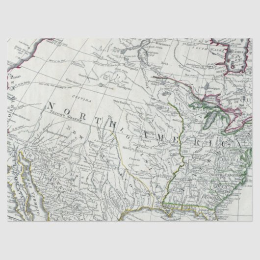 ヴィンテージマップシリーズデザイン11 薄葉紙 (正面)