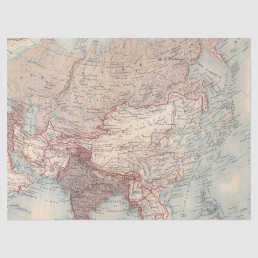 ヴィンテージマップシリーズデザイン2 薄葉紙 (正面)