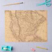 ヴィンテージマップシリーズデザイン5 薄葉紙 (クラフト)