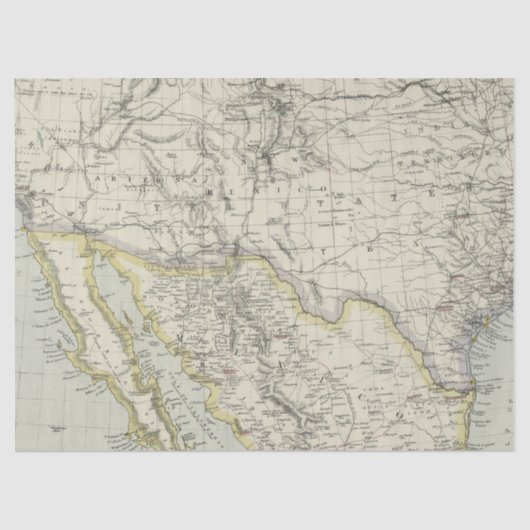 ヴィンテージマップシリーズデザイン8 薄葉紙 (正面)