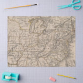 ヴィンテージマップシリーズデザイン9 薄葉紙 (クラフト)