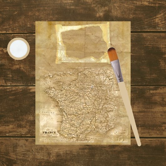 ヴィンテージマップスクラップブック紙