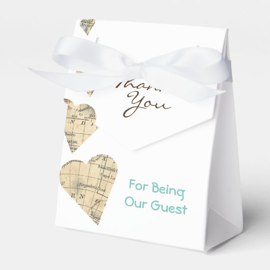 ヴィンテージマップハート優先ボックス フェイバーボックス (正面サイド)