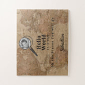 ヴィンテージマップフォトパズル ジグソーパズル (縦)