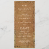 ヴィンテージマップ先ウェディングカスタムメニュー メニュー (正面)