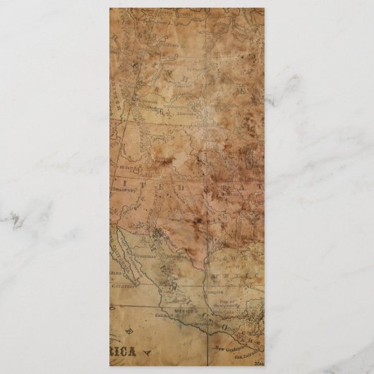 ヴィンテージマップ先ウェディングカスタムメニュー メニュー (裏面)