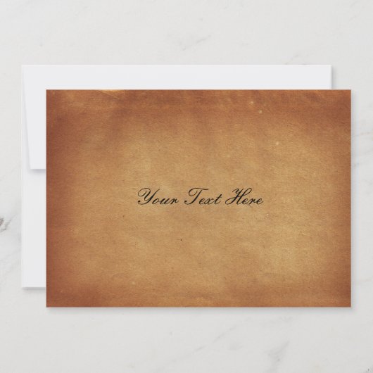 ヴィンテージマップ先ウェディングサンキューカード サンキューカード (裏面)