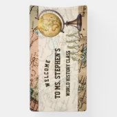 ヴィンテージマップ履歴先生教室へようこそ 横断幕 (縦)