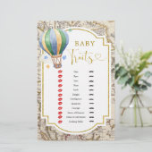 ヴィンテージマップ熱気球シャワーベビー特性 (スタンド正面)