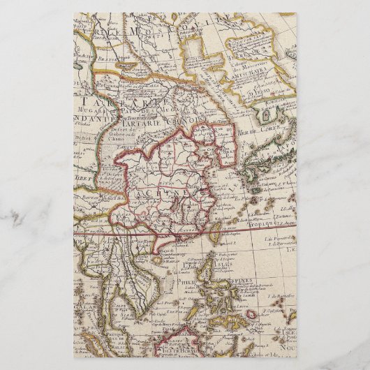 ヴィンテージマップ熱気球シャワー客を見つける (裏面)