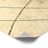 ヴィンテージマップ結婚のプラグが抜けたサイン（特大） ポスター (角)