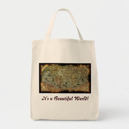 ヴィンテージマップ トートバッグ (正面)