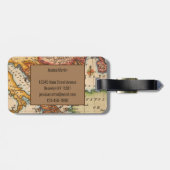 ヴィンテージマップ ラゲッジタグ (裏面横)