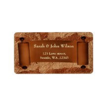 ヴィンテージマップ、差出人住所ラベル