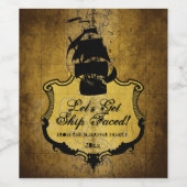 ヴィンテージマップ、船面おもしろい、 ワインラベル (シングルラベル)