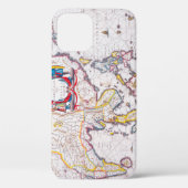 ヴィンテージマップ(1650ケースメイトiPhone Ca) Case-Mate iPhoneケース (裏面)