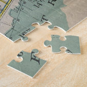 ヴィンテージマップ（1912年） ジグソーパズル (側面)