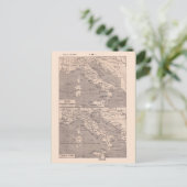 ヴィンテージマップ, 1920,イタリア ポストカード (スタンド正面)