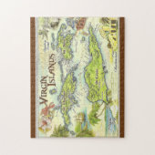 ヴィンテージマップ, USVI ジグソーパズル (縦)