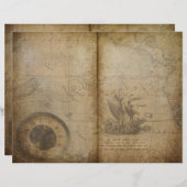 ヴィンテージマッ航海のプジャーナル紙 (正面/裏面)