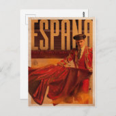 ヴィンテージマドリッドマタドール ポストカード (正面/裏面)