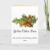 ヴィンテージマドンナおよび子供 シーズンカード (裏面)