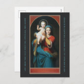 ヴィンテージマドンナとキリストの子 シーズンポストカード (正面/裏面)