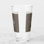 ヴィンテージマドンナとシルバーフレームの子 タンブラーグラス (右)