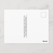 ヴィンテージマドンナ及び子供用クリスマスカード ポストカード (裏面)