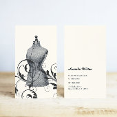 ヴィンテージマネキンシーメストレスファッション裁縫 名刺