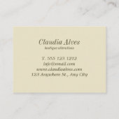 ヴィンテージマネキンパターン 名刺 (裏面)