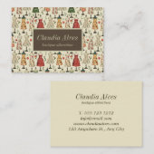 ヴィンテージマネキンパターン 名刺 (正面/裏面)