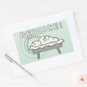 ヴィンテージマネジャーのシール 長方形シール (封筒)