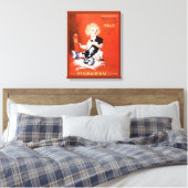 ヴィンテージマビス集計パウダー広告 キャンバスプリント (インサイチュ (寝室))