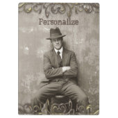 ヴィンテージマフィアおもしろいギャング クリップボード (裏面)