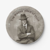 ヴィンテージマフィアおもしろいギャング ペーパープレート (正面)