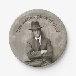 ヴィンテージマフィアおもしろいギャング ペーパープレート