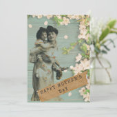 ヴィンテージママが変更されたアートマザーズデイカード (スタンド正面)