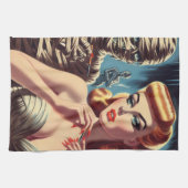 ヴィンテージママの娘 キッチンタオル (横)