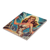 ヴィンテージママの娘 タイル (側面)