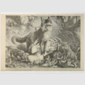 ヴィンテージママキツネエフェメラデクページ 薄葉紙 (正面)