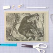 ヴィンテージママベアエフエマデクページ 薄葉紙 (クラフト)